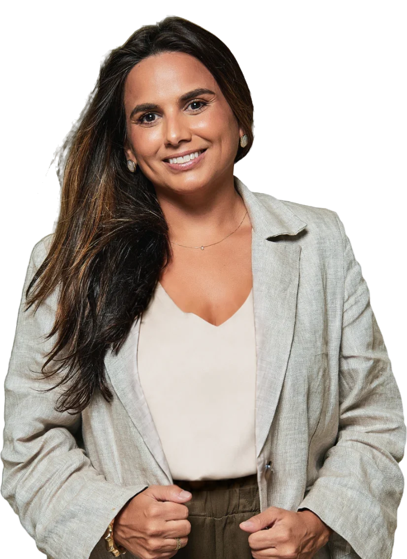 Fabiana Falcone, executiva brasileira de tecnologia e sócia-fundadora da Synapser